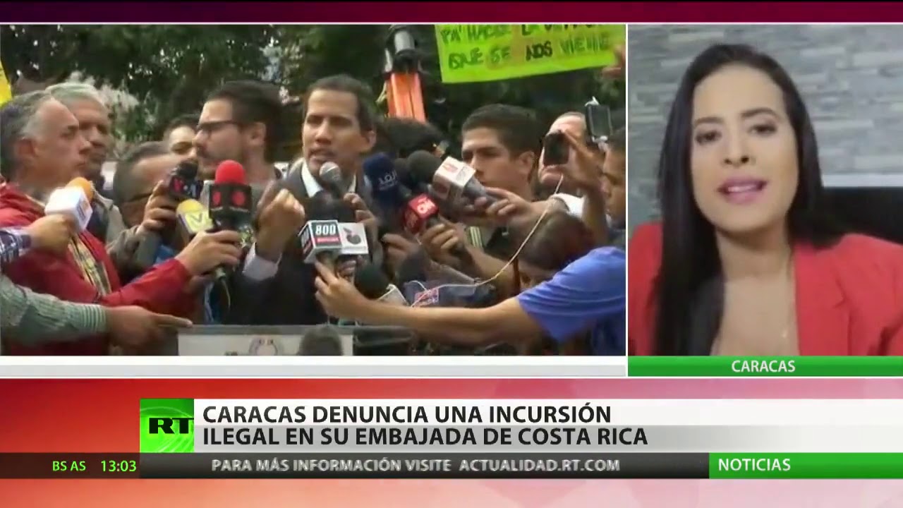 Personal nombrado por Guaidó toma la embajada de Venezuela en Costa Rica