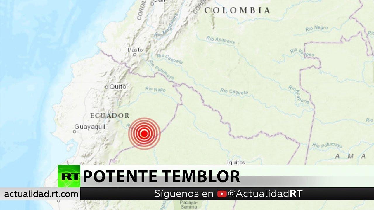 Se registra un potente terremoto de magnitud 7,7 en Ecuador