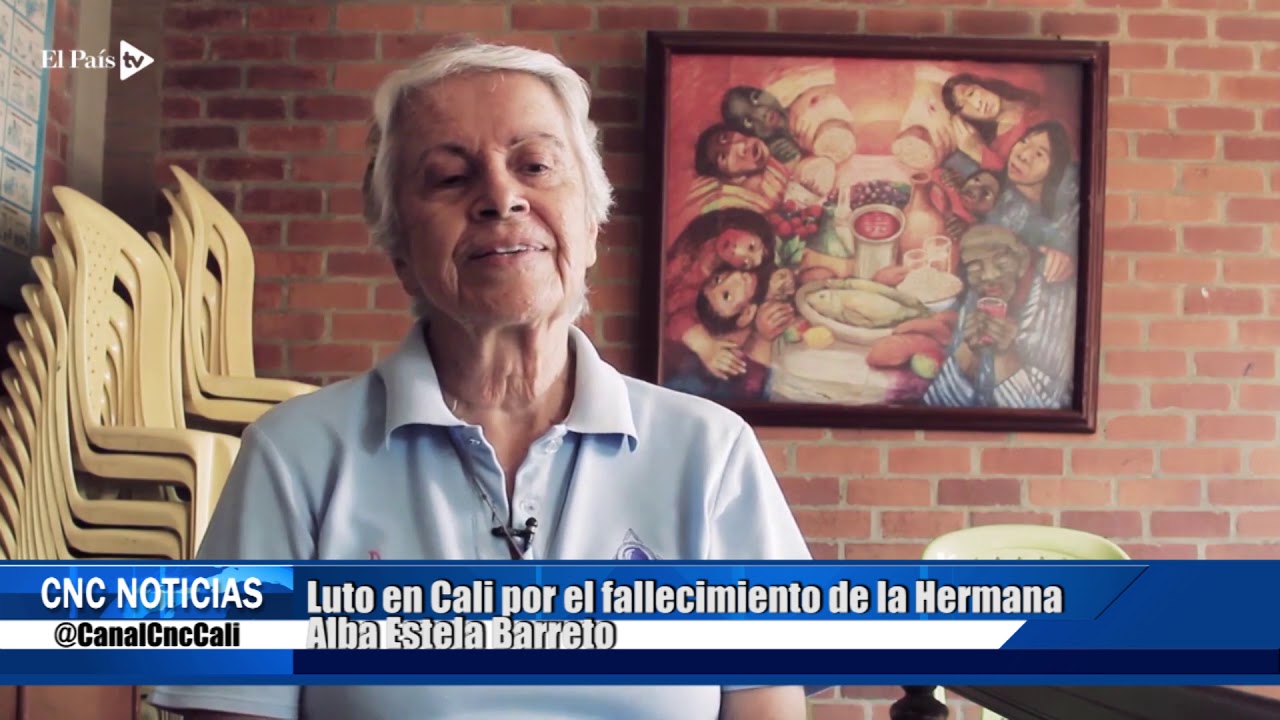 Luto en Cali por el fallecimiento de la Hermana Alba Estela Barreto