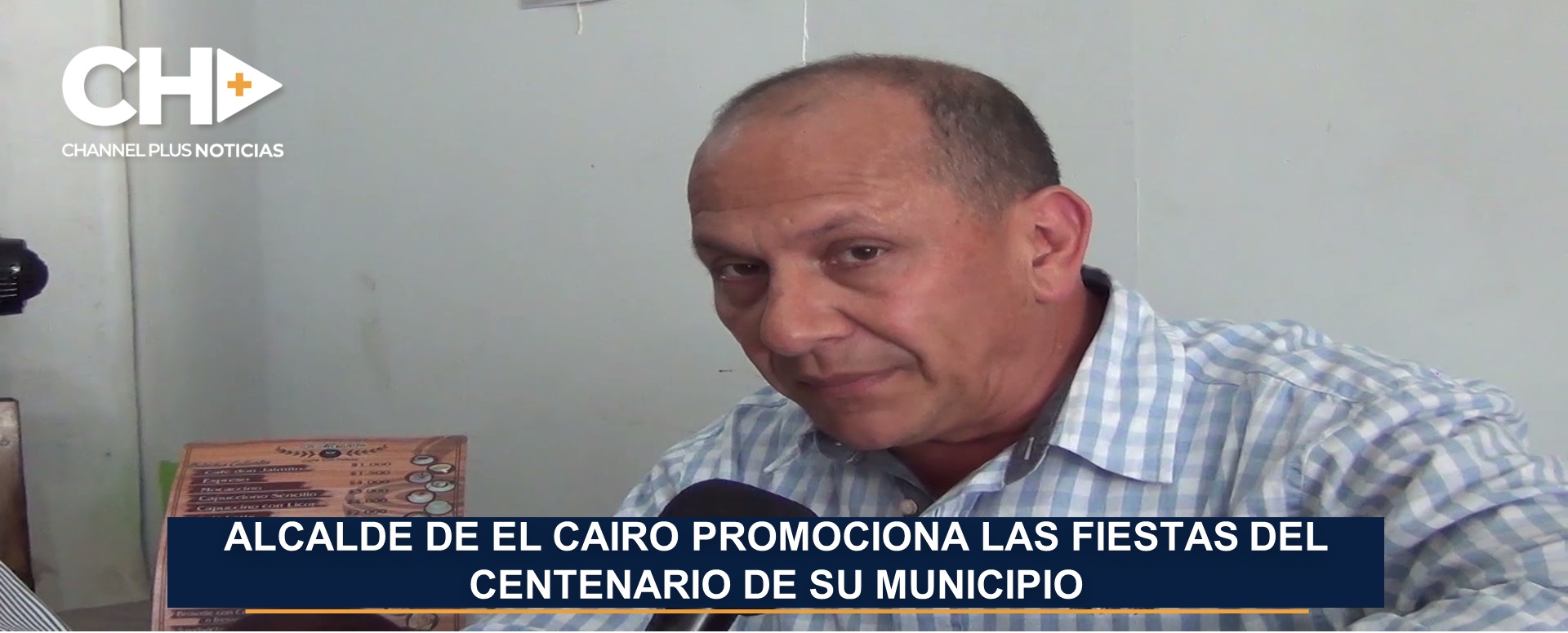 ALCALDE DE EL CAIRO PROMOCIONA LAS FIESTAS DEL CENTENARIO DE SU MUNICIPIO