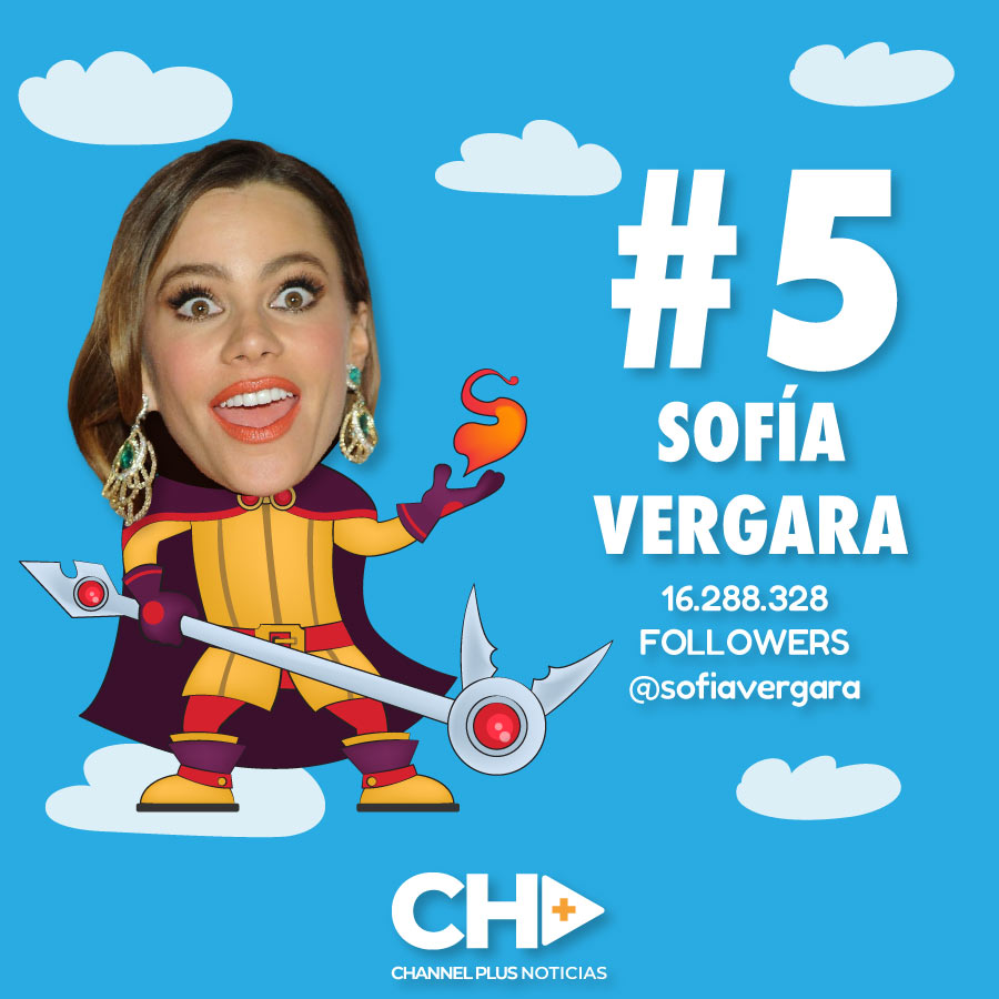 Top 10 colombianos en Instagram Sofia Vergara