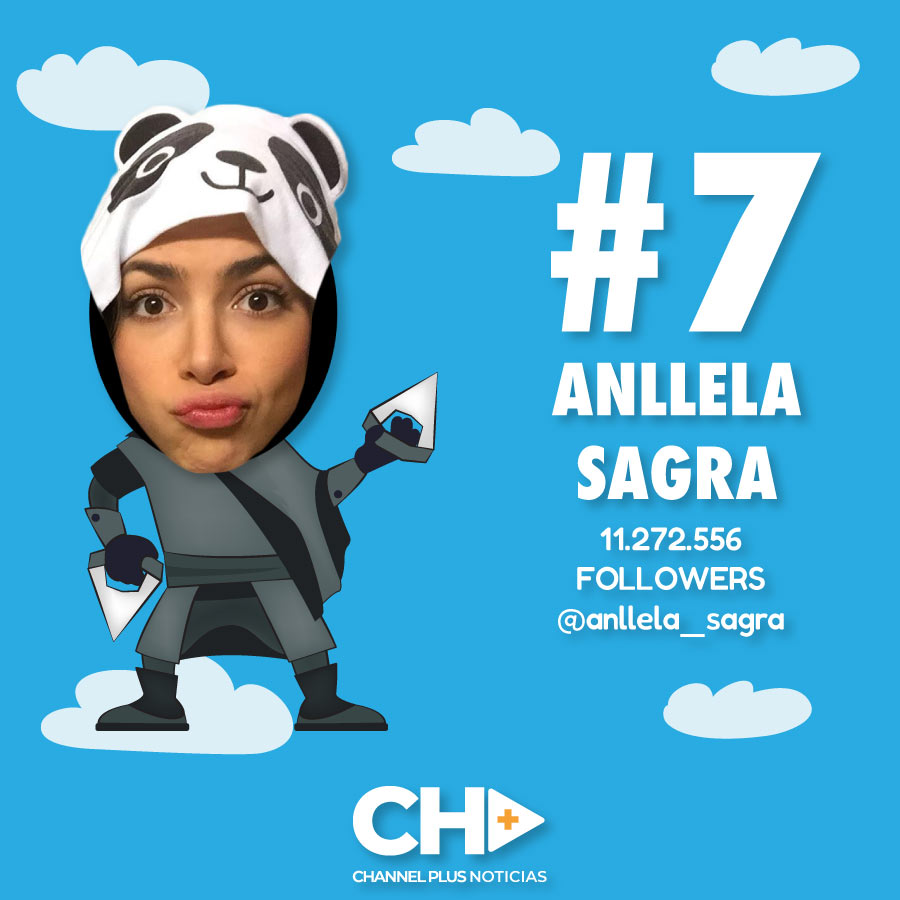 Top 10 colombianos en Instagram - Anllela Sagra