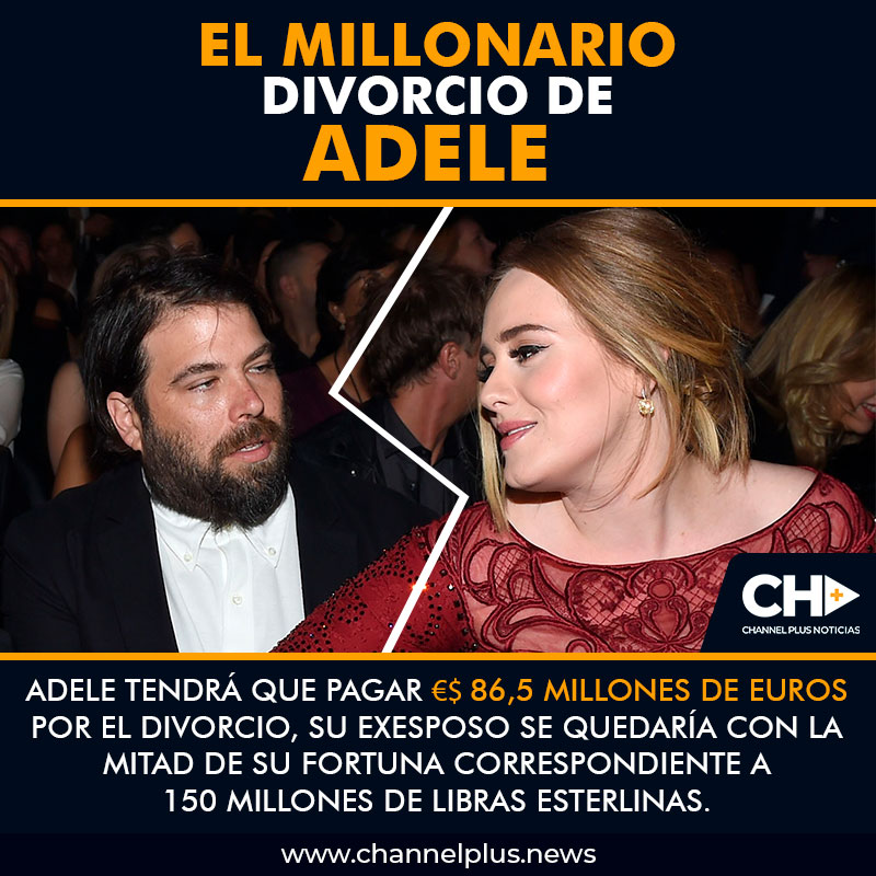 El millonario divorcio de Adele