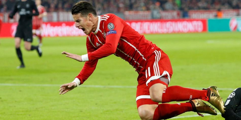 El Bayern confirma que James Rodríguez sufre ‘endurecimiento muscular’
