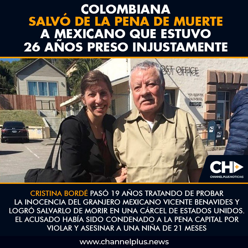 Cristina Bordé, la abogada colombiana que salvó de la pena de muerte a un mexicano que estuvo preso injustamente