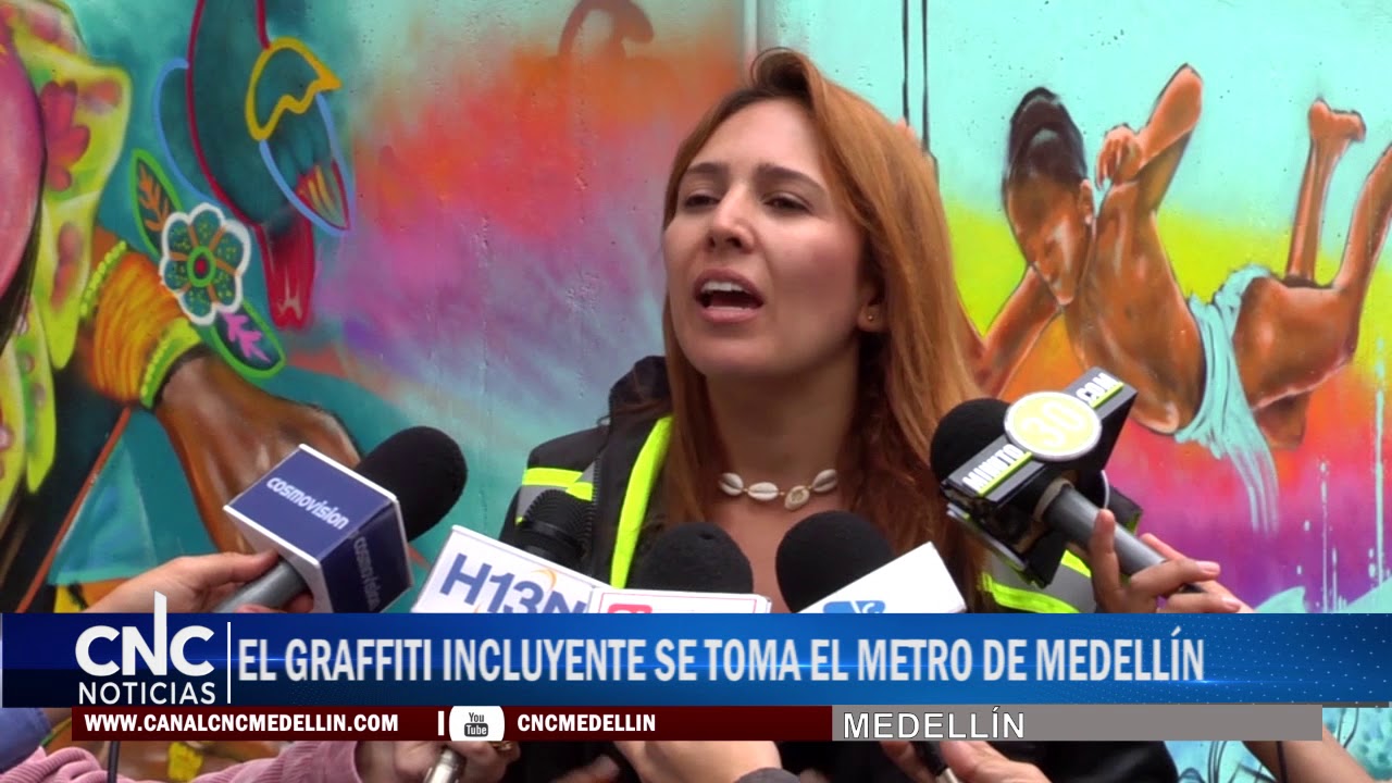 El graffiti incluyente se toma el Metro de Medellín