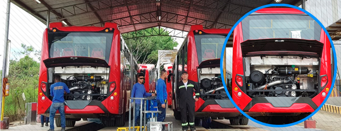 Los nuevos buses de TransMilenio: Muchas novedades