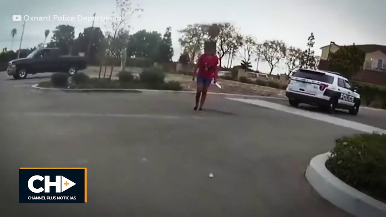 [VÍDEO] Policía dispara a una chica que se negaba a soltar un cuchillo en EEUU