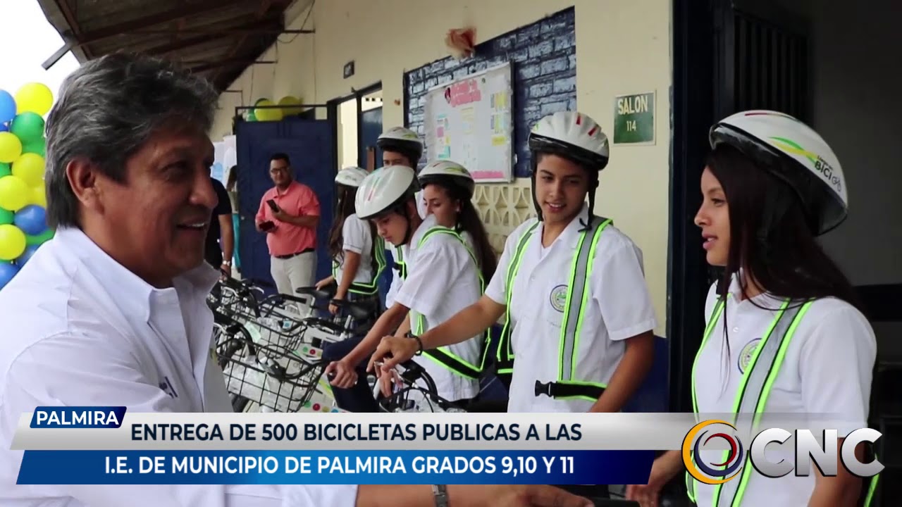A partir de hoy comenzarán a entregarse bicicletas públicas destinadas a estudiantes de diferentes instituciones educativas de Palmira.