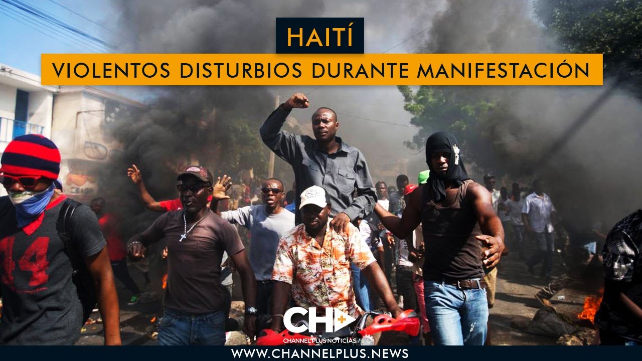 Violentos disturbios durante manifestación contra el presidente Jovenel Moïse en Haití