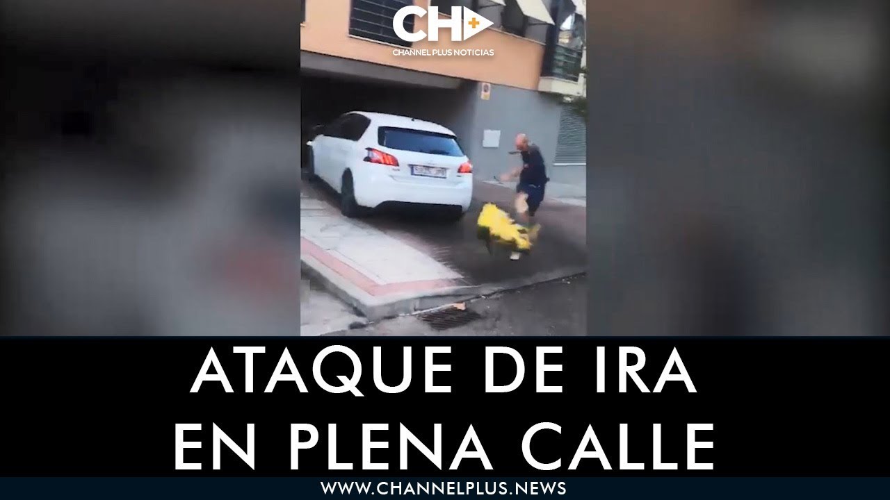[VÍDEO] Hombre se enfurece y golpea a otro por haberlo grabado tirando basura en la calle