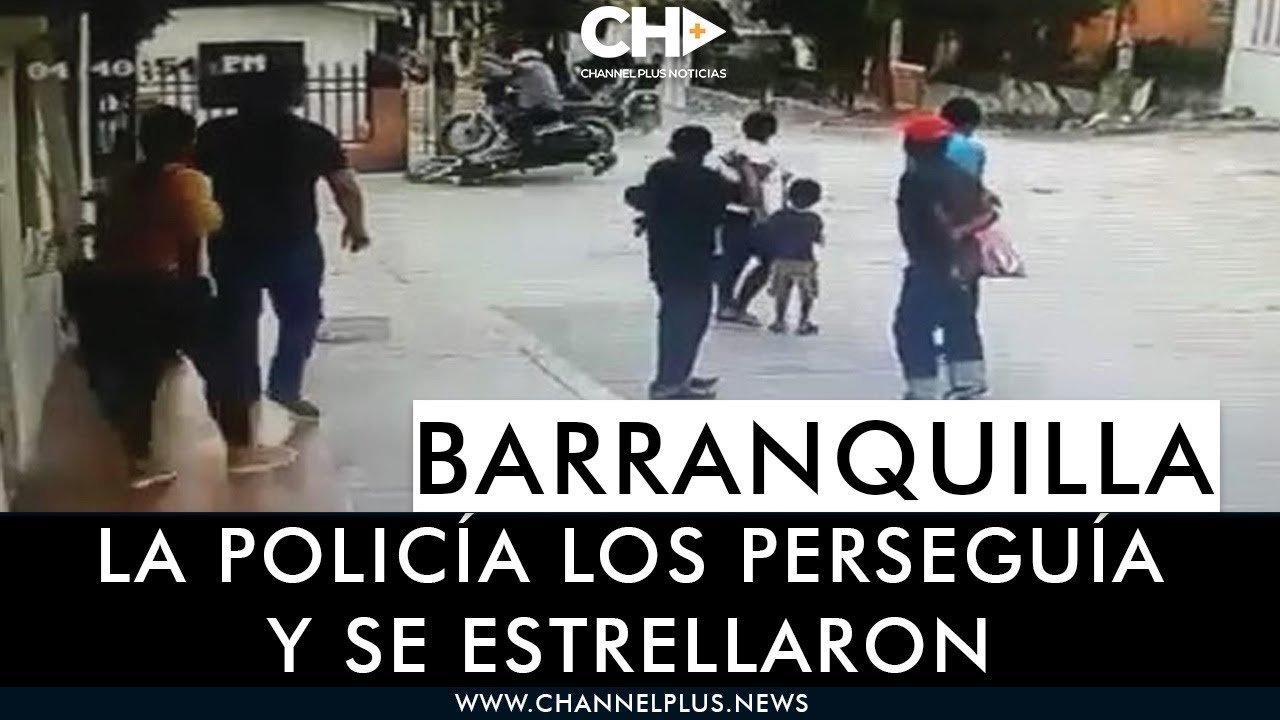 Persecución entre Policías y Ladrones termina en lamentable accidente en Barranquilla