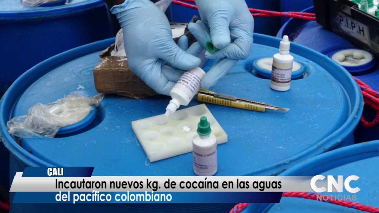 Incautaron 675 kg de cocaína en las aguas del pacífico colombiano