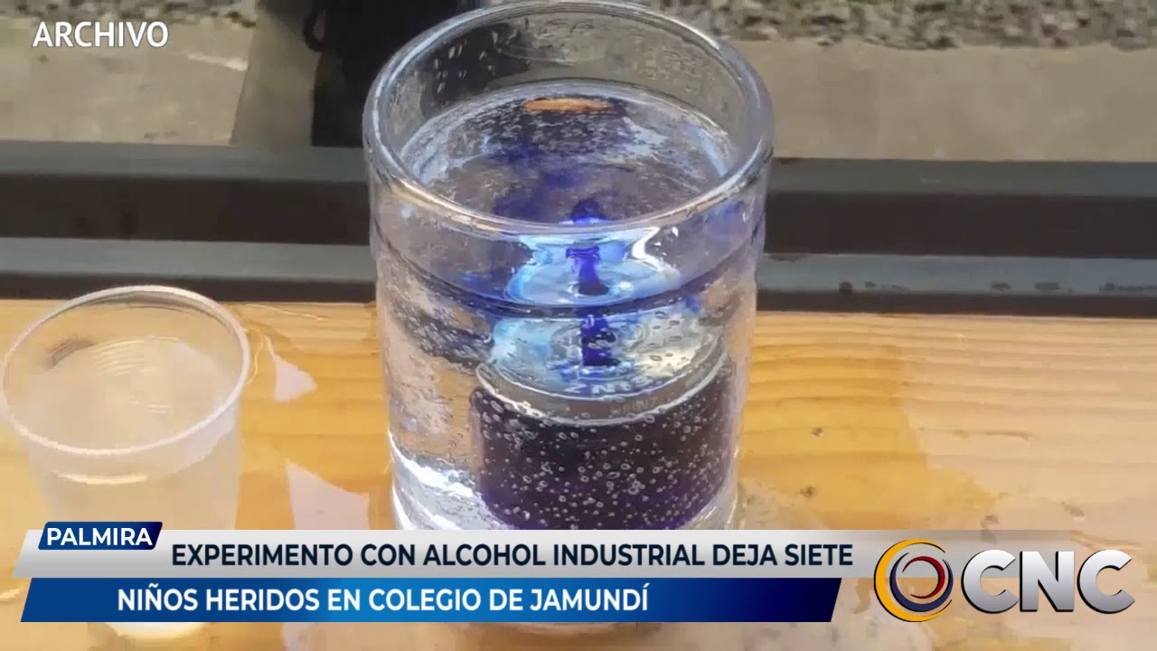 EXPERIMENTO CON ALCOHOL INDUSTRIAL DEJA SIETE NIÑOS HERIDOS EN COLEGIO DE JAMUNDÍ