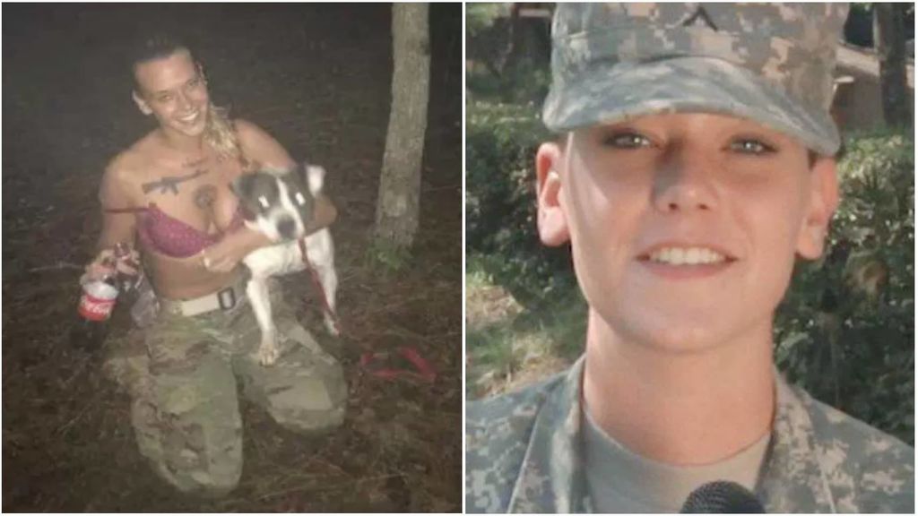 Hallada muerta la exmilitar gringa que ató a su perro y lo mató a tiros,  convirtiéndose en la más odiada de EEUU