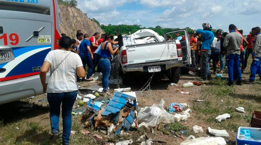 5 muertos y 7 heridos en accidente en carretera de Bosconia
