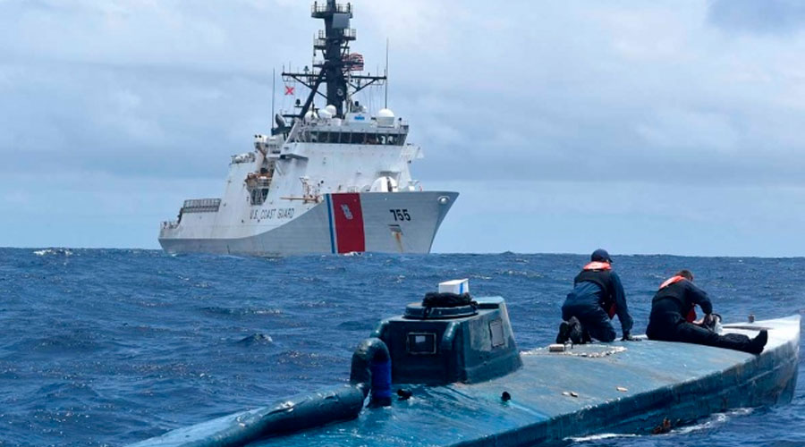 VÍDEO Impresionante de persecución a submarino con 17 toneladas de cocaína
