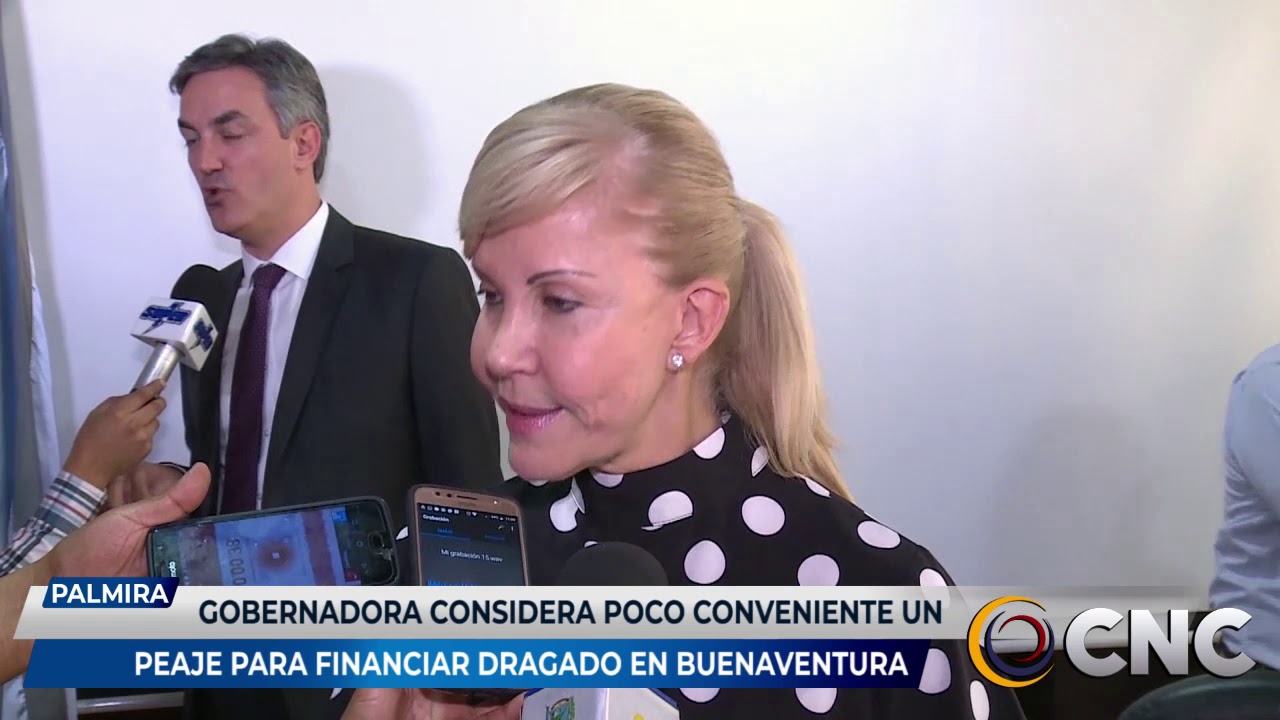 Gobernadora del Valle considera poco conveniente un peaje para financiar dragado en Buenaventura