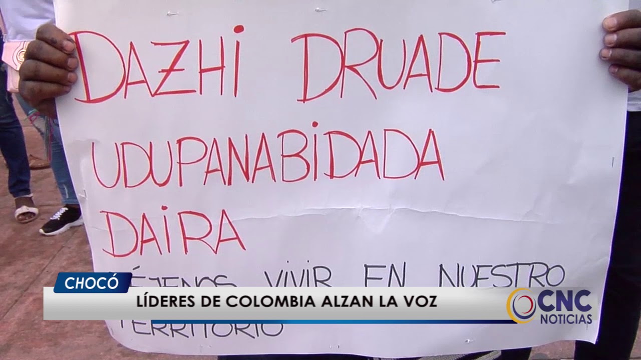 Líderes de Colombia alzan la voz