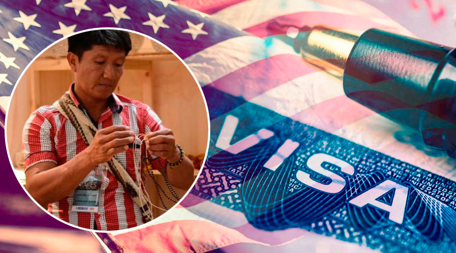 A INDÍGENA colombiano le negaron visa y perdió oportunidad de negocio en EE.UU.