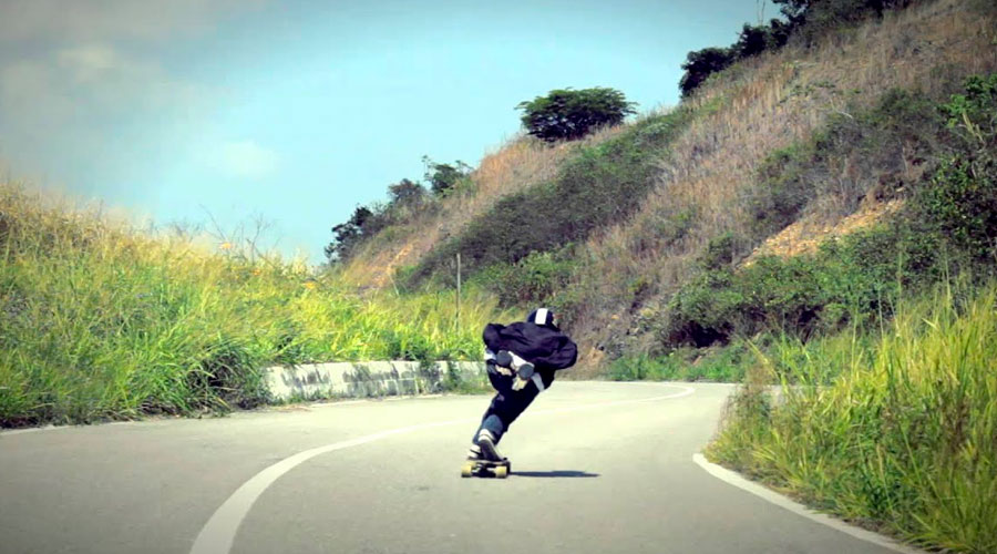 ‘Skater’ fue grabado cuando descendía a altas velocidades por el Cañón del Chicamocha, en Santander.