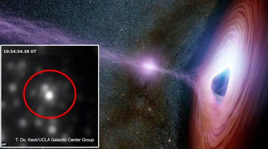 Descubren un agujero negro supermasivo que devora 12 lunas al día para ‘desayuno, almuerzo y cena’