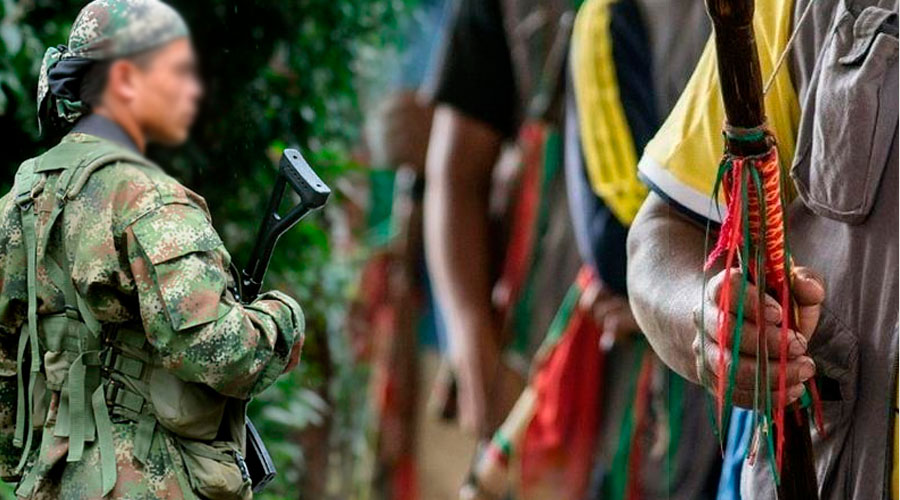 A TIROS atacan a guardias indígenas en rescate de carro robado en Cauca