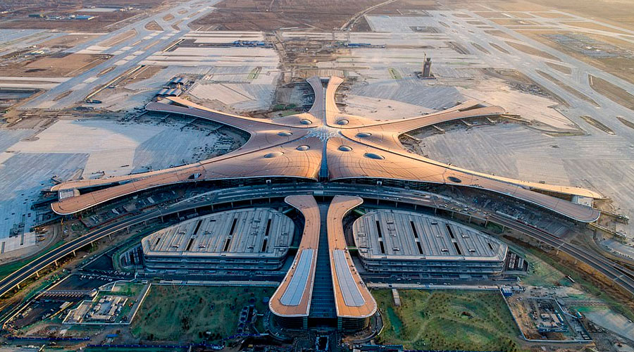 ‘Ave fénix’: Así luce el nuevo mega aeropuerto de Pekín