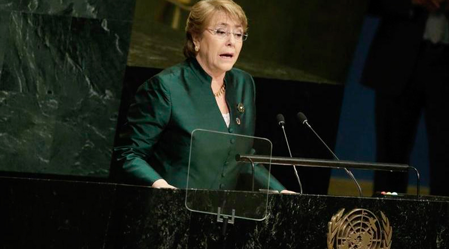 Bachelet le recuerda al gobierno de Colombia que el acuerdo de paz no se da de un día para otro