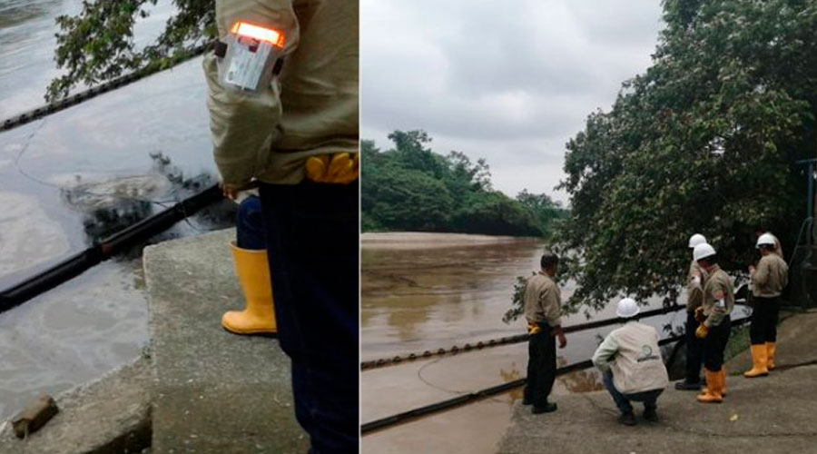 Hombres armados amenazan a personal de  Ecopetrol que atiende emergencia en el río Tibú