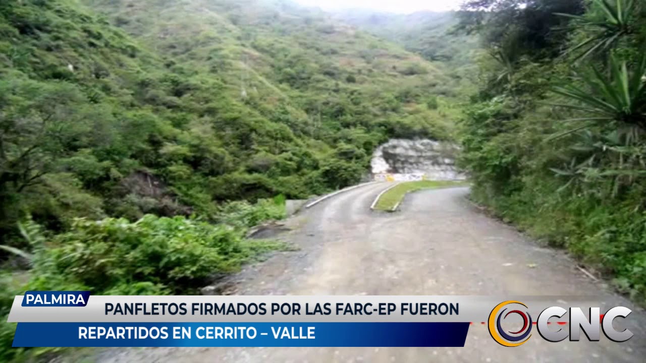 Panfletos firmados por la FARC EP fueron repartidos en Cerrito Valle