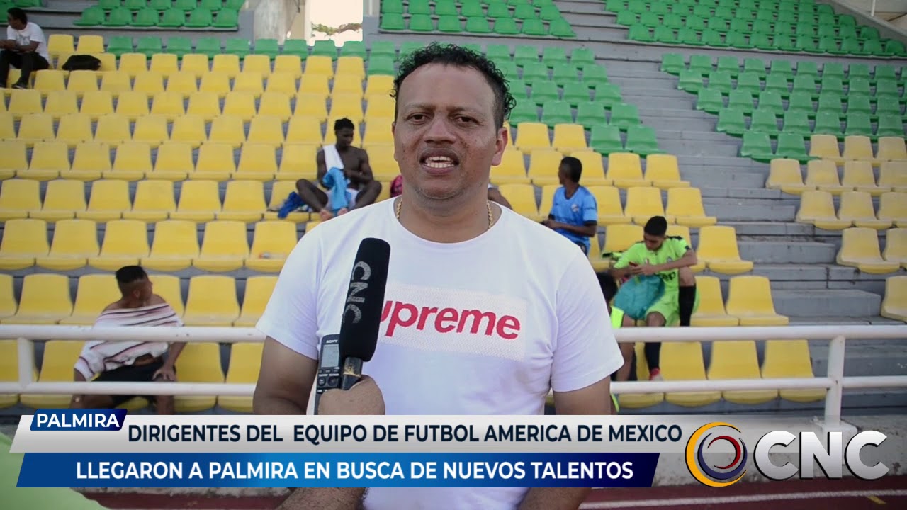 Dirigentes del equipo de fútbol américa de México llegaron a Palmira en busca nuevos talentos