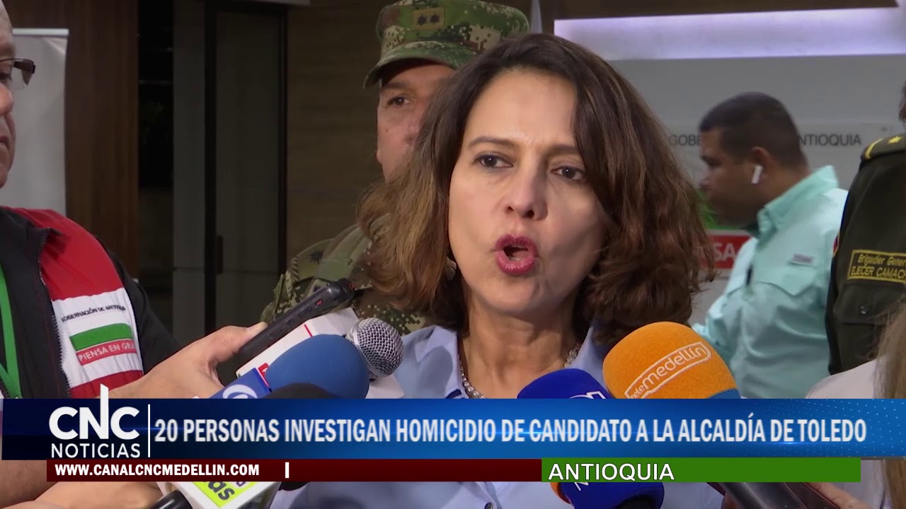 20 PERSONAS INVESTIGAN HOMICIDIO DE CANDIDATO A LA ALCALDÍA DE TOLEDO