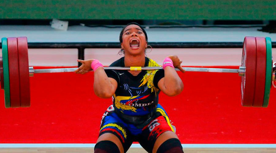 Dos medallas de oro en el Mundial de pesas de Tailandia se trajo Leidy Solís