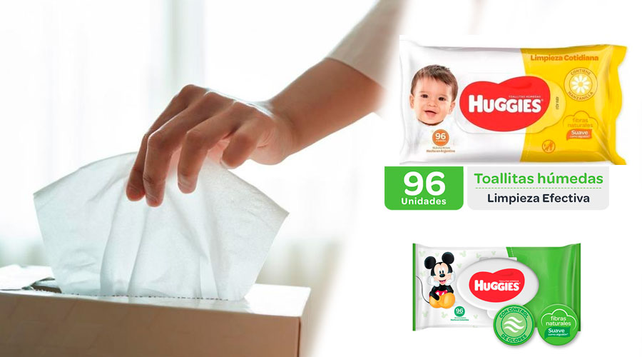 Más de 7000 paquetes de toallitas húmedas marca Huggies están contaminadas con peligrosa bacteria