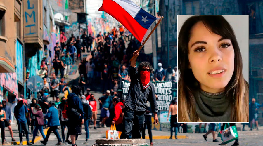 CHILE DESPERTÓ: Una joven Chilena lanza por redes un ataque frontal contra el SISTEMA CORRUPTO