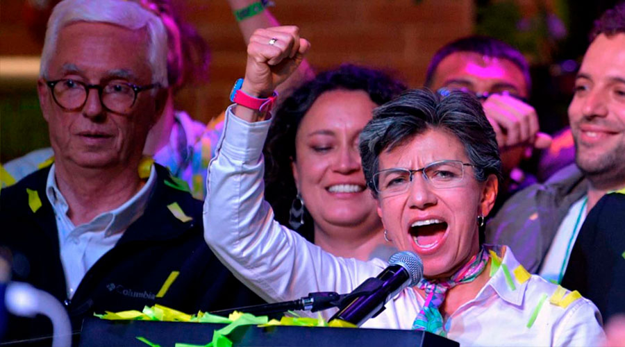 «Ganamos las mujeres, los jóvenes y las familias hechas a pulso»: Claudia López