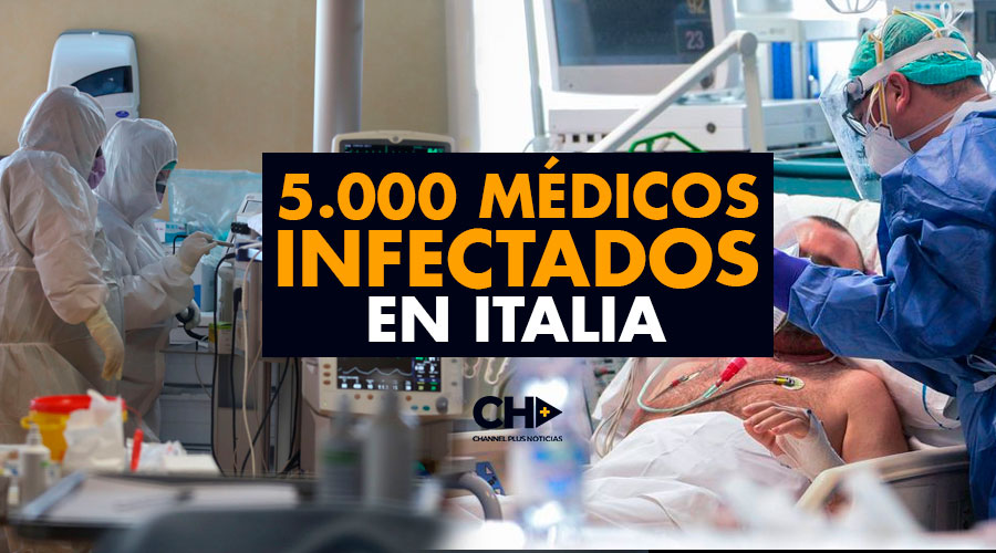 5.000 Médicos INFECTADOS en Italia, CRISIS para los centros Hospitalarios