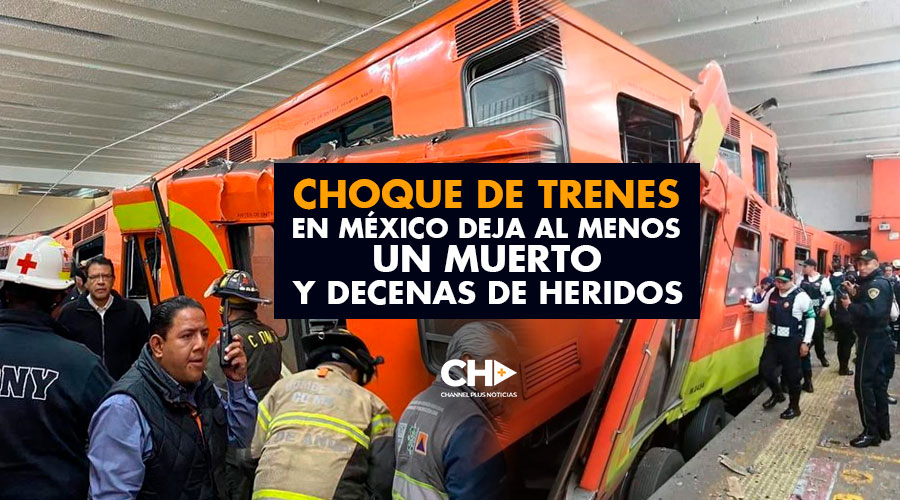 El choque de trenes en el Metro de México deja al menos un muerto y decenas de heridos