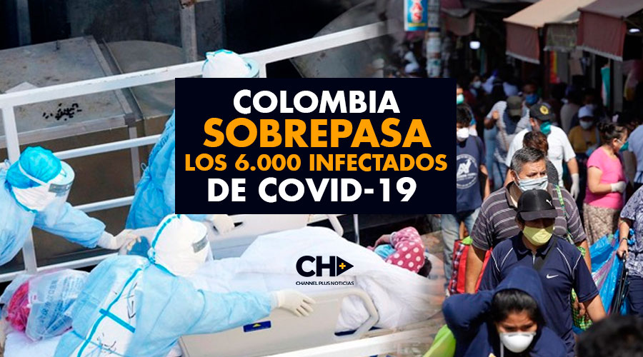 Colombia SOBREPASA los 6.000 infectados de COVID-19