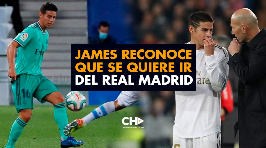 James reconoce que se quiere ir del Real Madrid