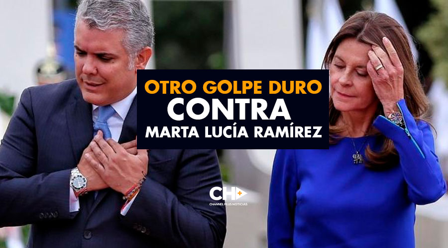 Otro GOLPE DURO contra Marta Lucía Ramírez