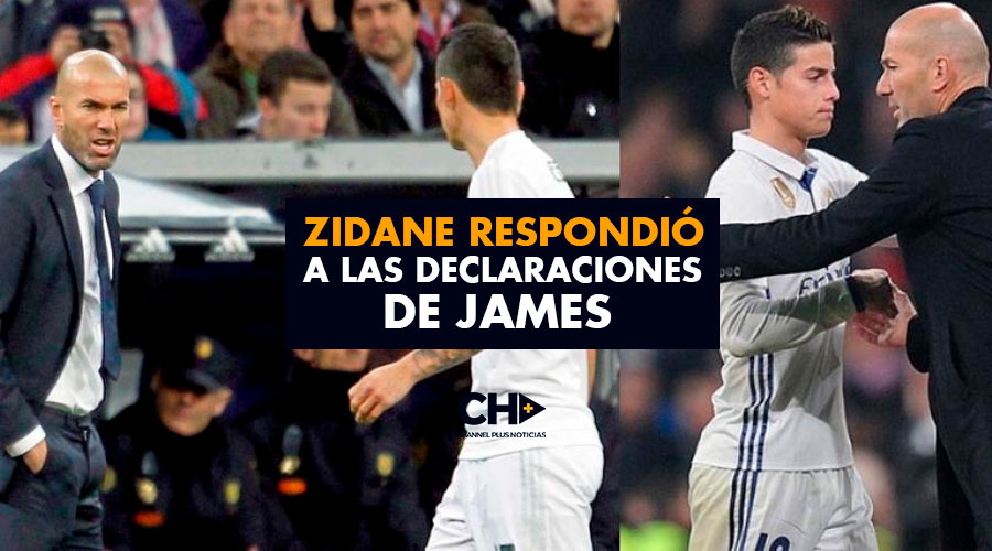 Zidane respondió a las declaraciones de James