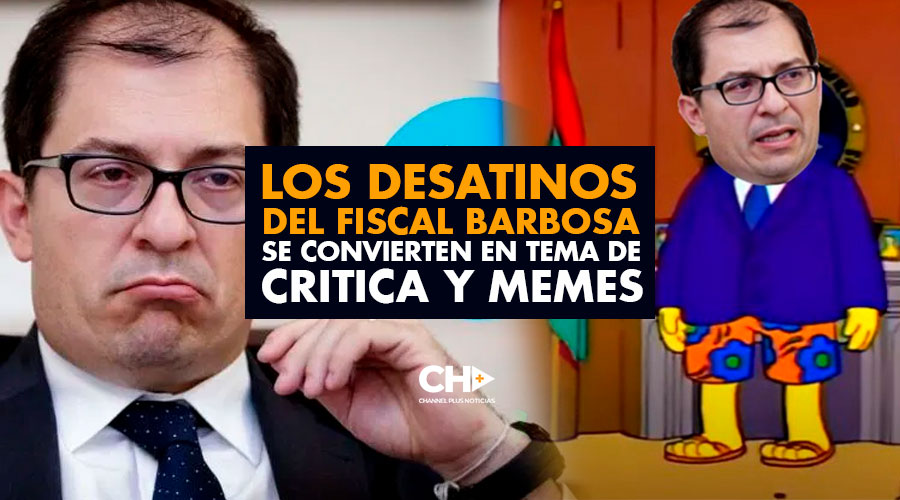 Los DESATINOS del Fiscal Barbosa se convierten en tema de critica y Memes