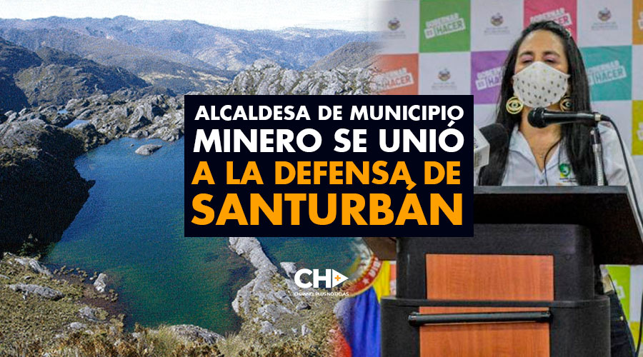 Alcaldesa de municipio minero se unió a la defensa de Santurbán