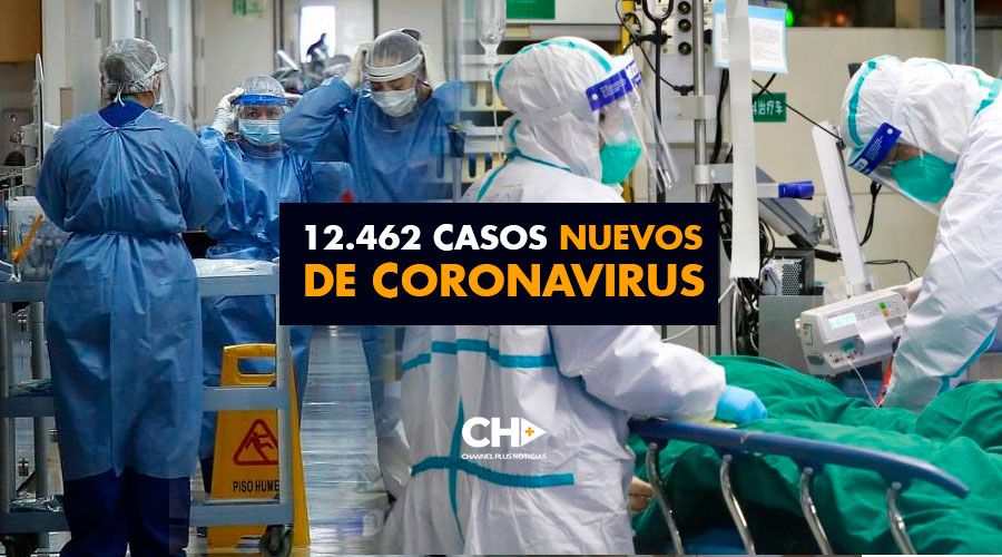 12.462 casos nuevos de coronavirus este martes