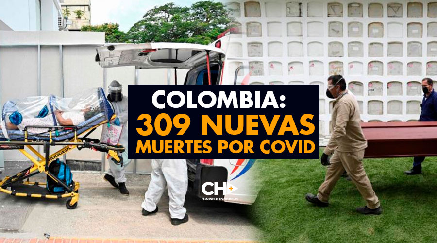 Colombia: 309 Nuevas MUERTES por Covid