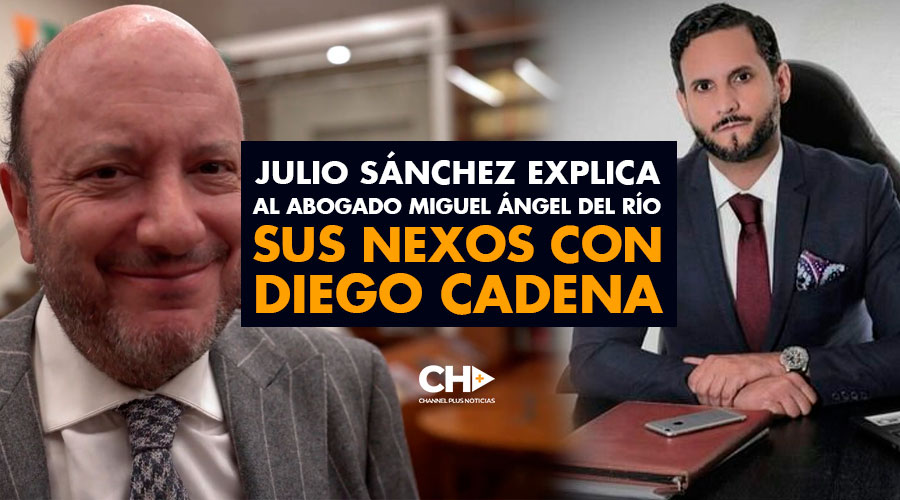 Julio Sánchez explica al abogado Miguel Ángel del Río sus nexos con Diego Cadena