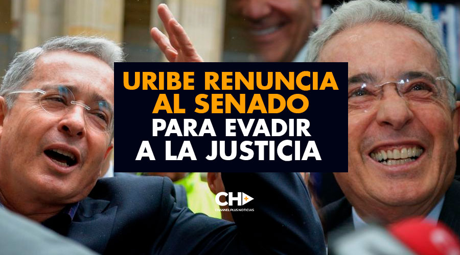 Uribe RENUNCIA al SENADO para EVADIR a la JUSTICIA