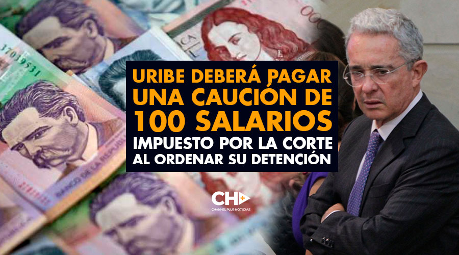 Uribe deberá pagar una caución de 100 salarios  impuesto por la corte al ordenar su detención